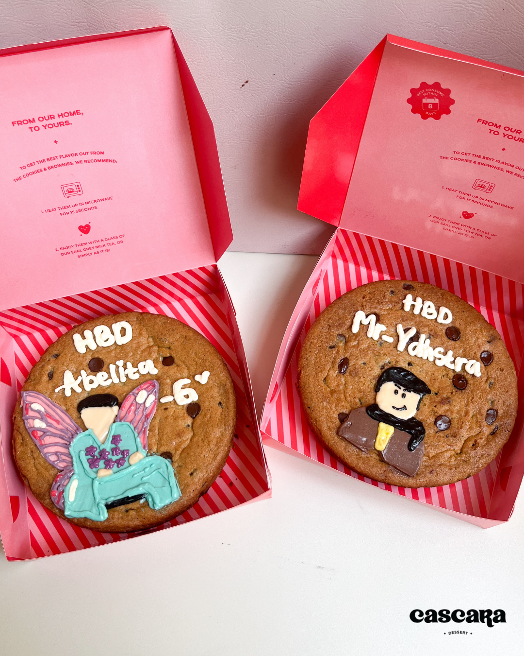 Custom Giant Cookie Cake d-18cm Cascara