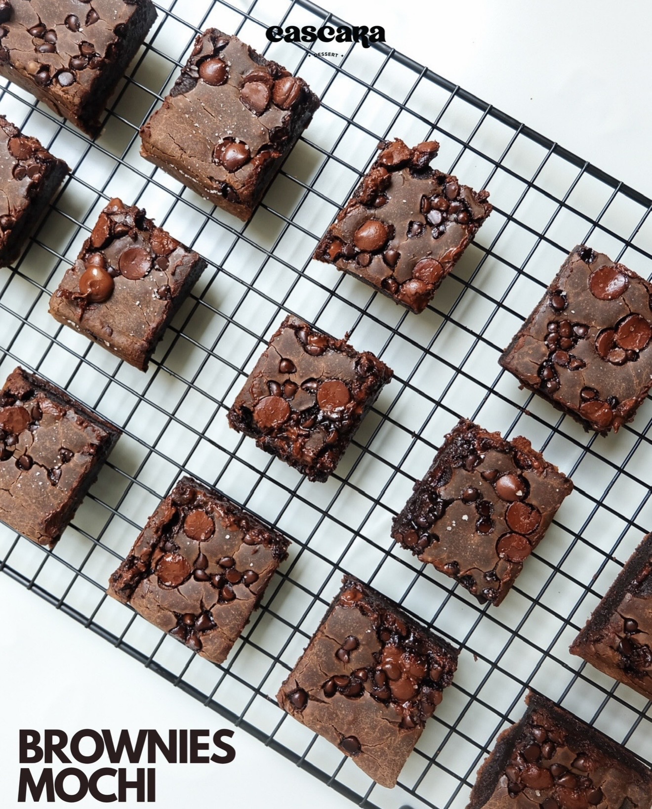 Mochi Fudgy Brownies 20x20cm