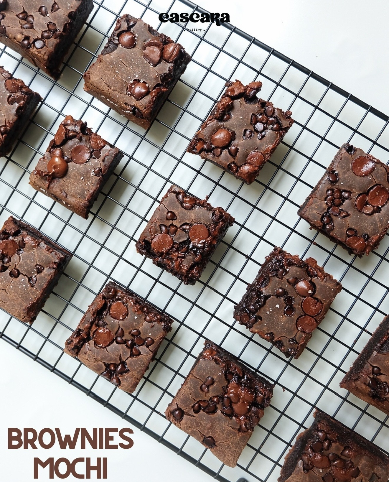 Mochi Fudgy Brownies 20x20cm
