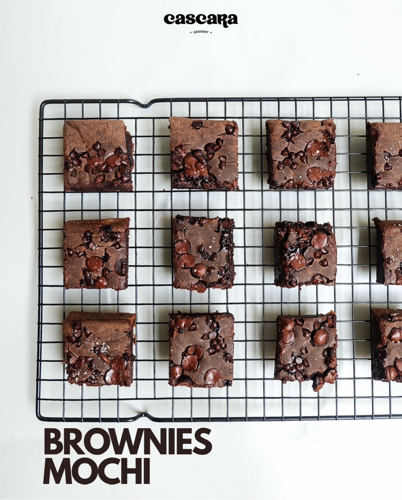 Mochi Fudgy Brownies 20x20cm