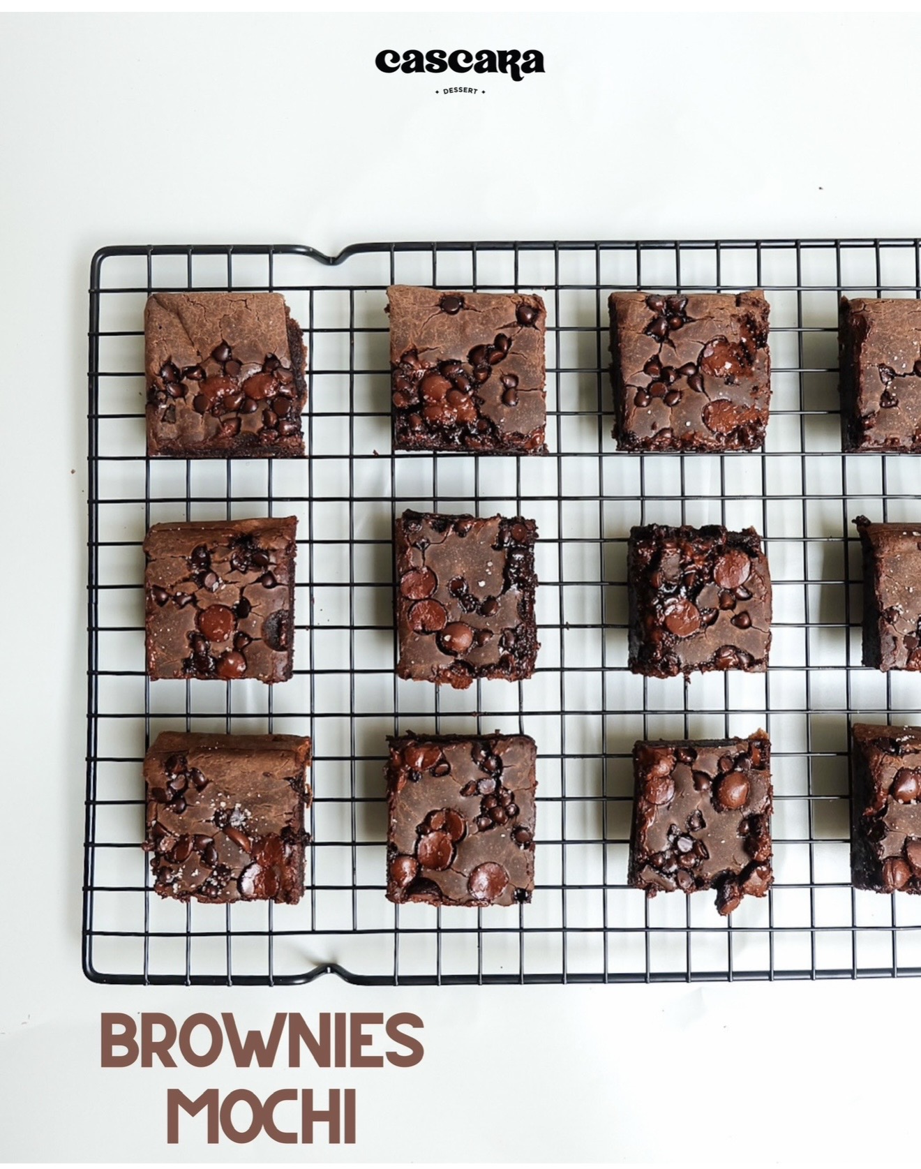 Mochi Fudgy Brownies 20x20cm