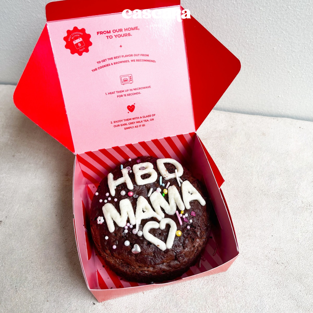 Tulisan FONDANT - Mini Lettering Brownie Cake d-10cm