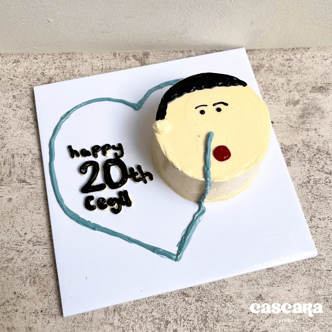 Custom Mini Birthday Cake d-10cm