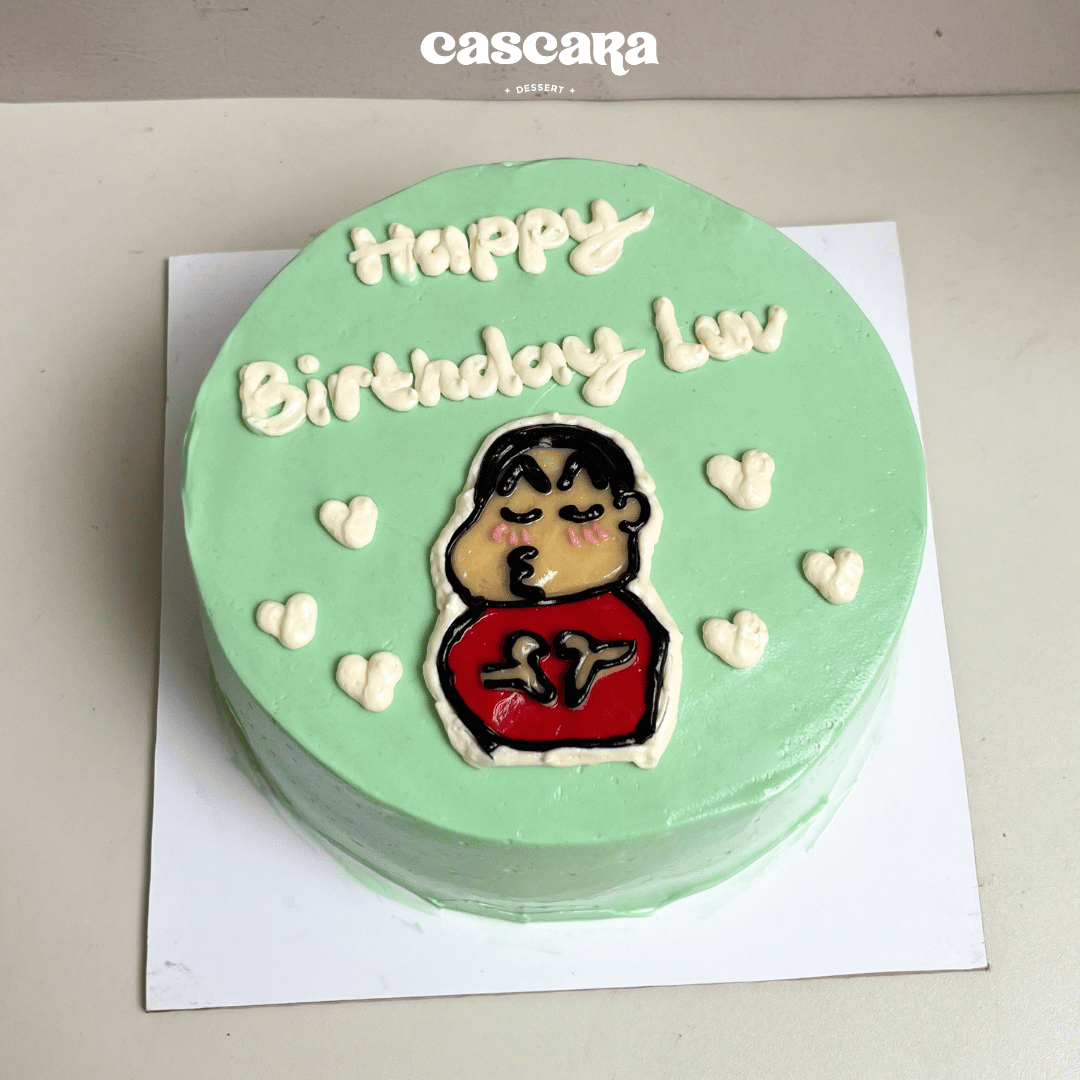 Custom Reguler Birthday Cake d-18cm