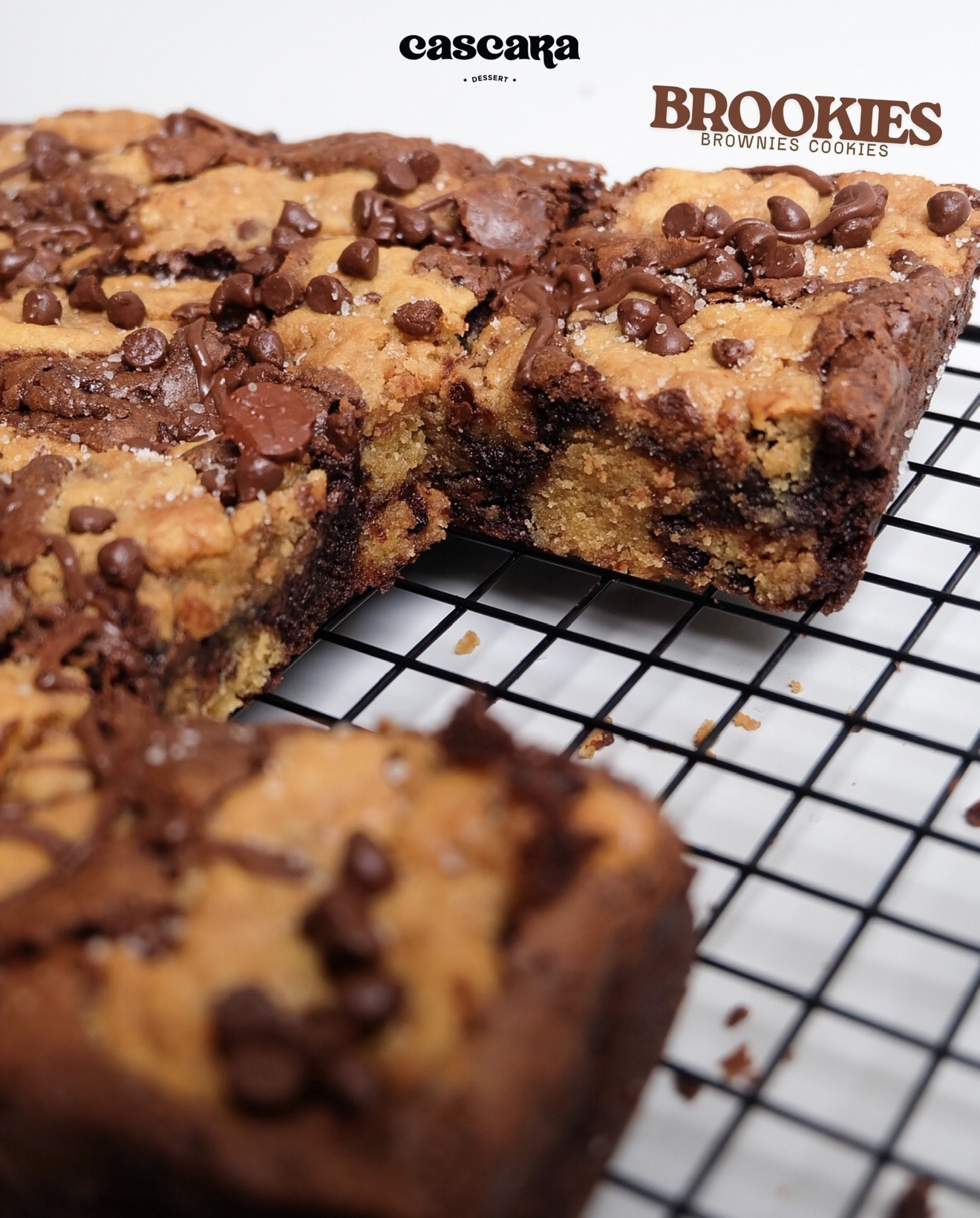 Brookies Brownies Cookies Coklat Soft Crispy 950gr