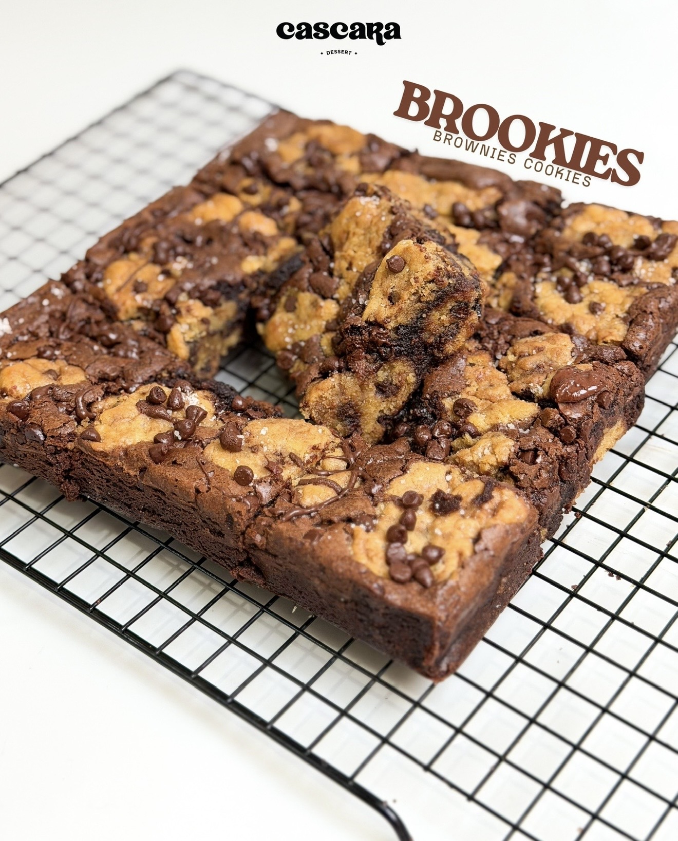 Brookies Brownies Cookies Coklat Soft Crispy 950gr