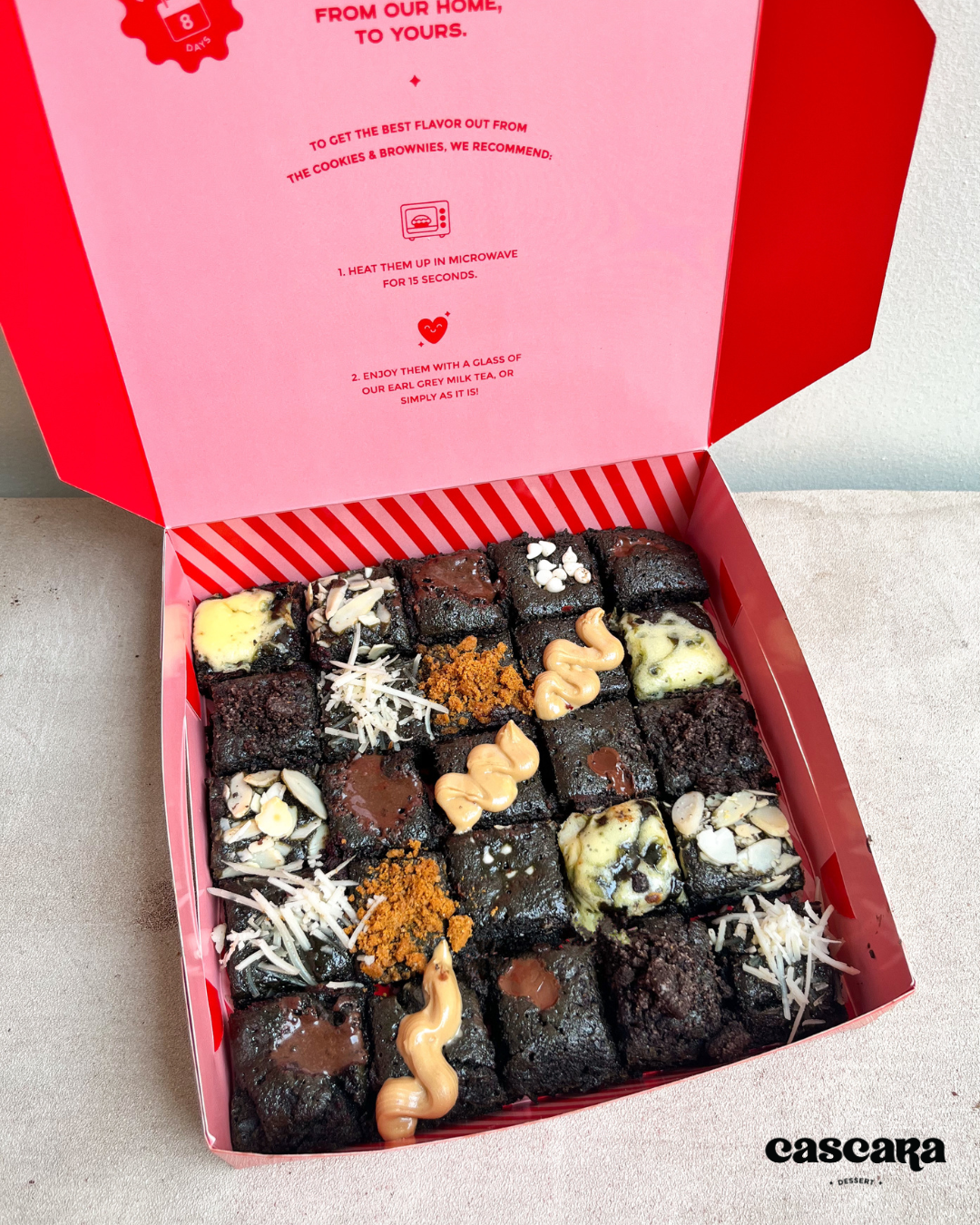 Dynamite Fudge Brownies 20x20cm 25 pcs