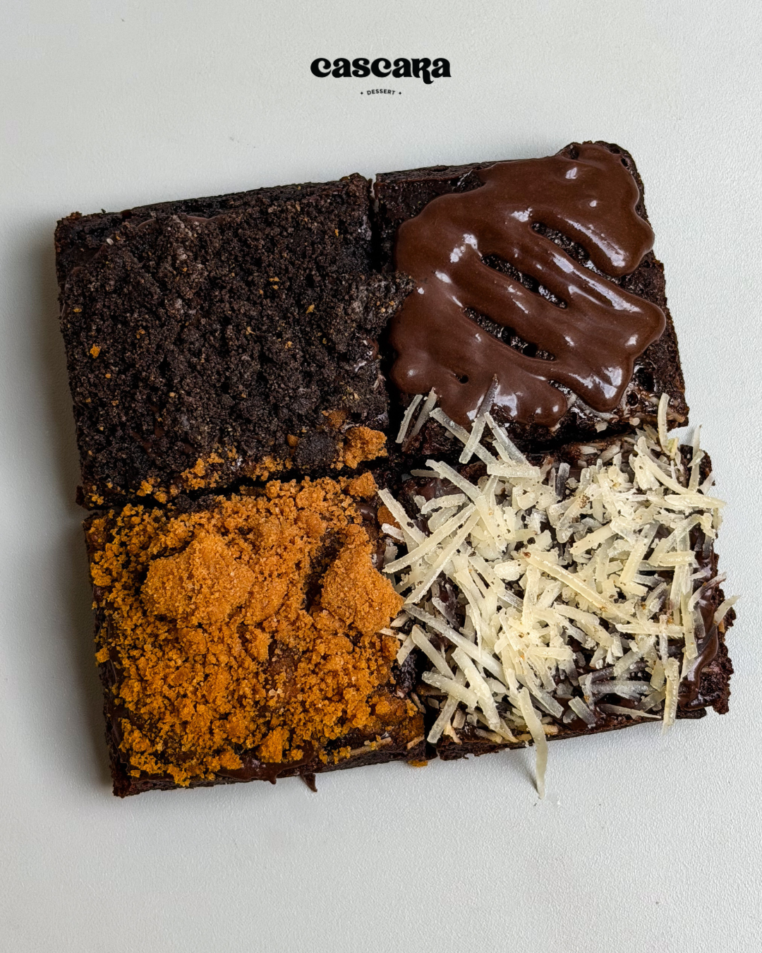 Mini Fudge Brownies 10x10