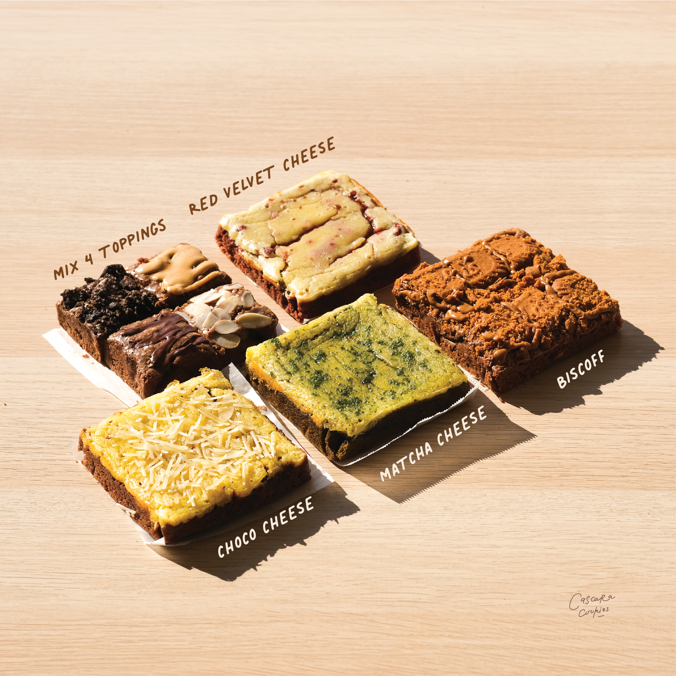 Mini Fudge Brownies 10x10